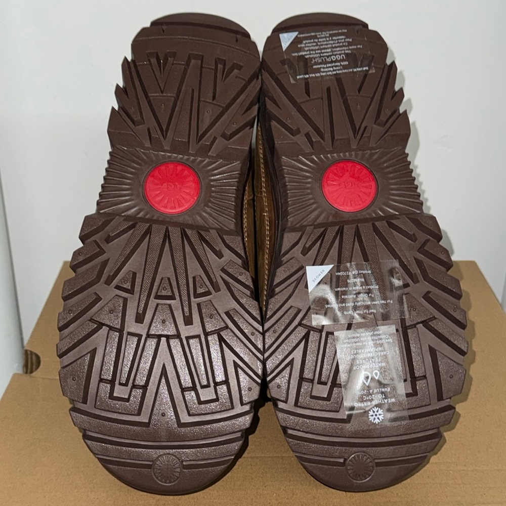 UGG Men's Brown and Tan Boots - Picture 4 of 6